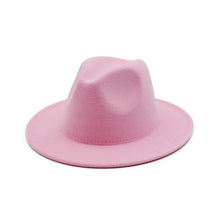 Load image into Gallery viewer, Girls Wool Panama Hat.
