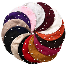 Load image into Gallery viewer, Girls Allie Beret With Pearls.
