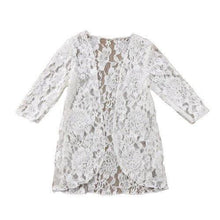 Load image into Gallery viewer, Girls Lace Floral Cardigan.
