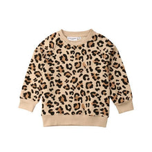 Load image into Gallery viewer, Girls Leopard Sweatshirt.
